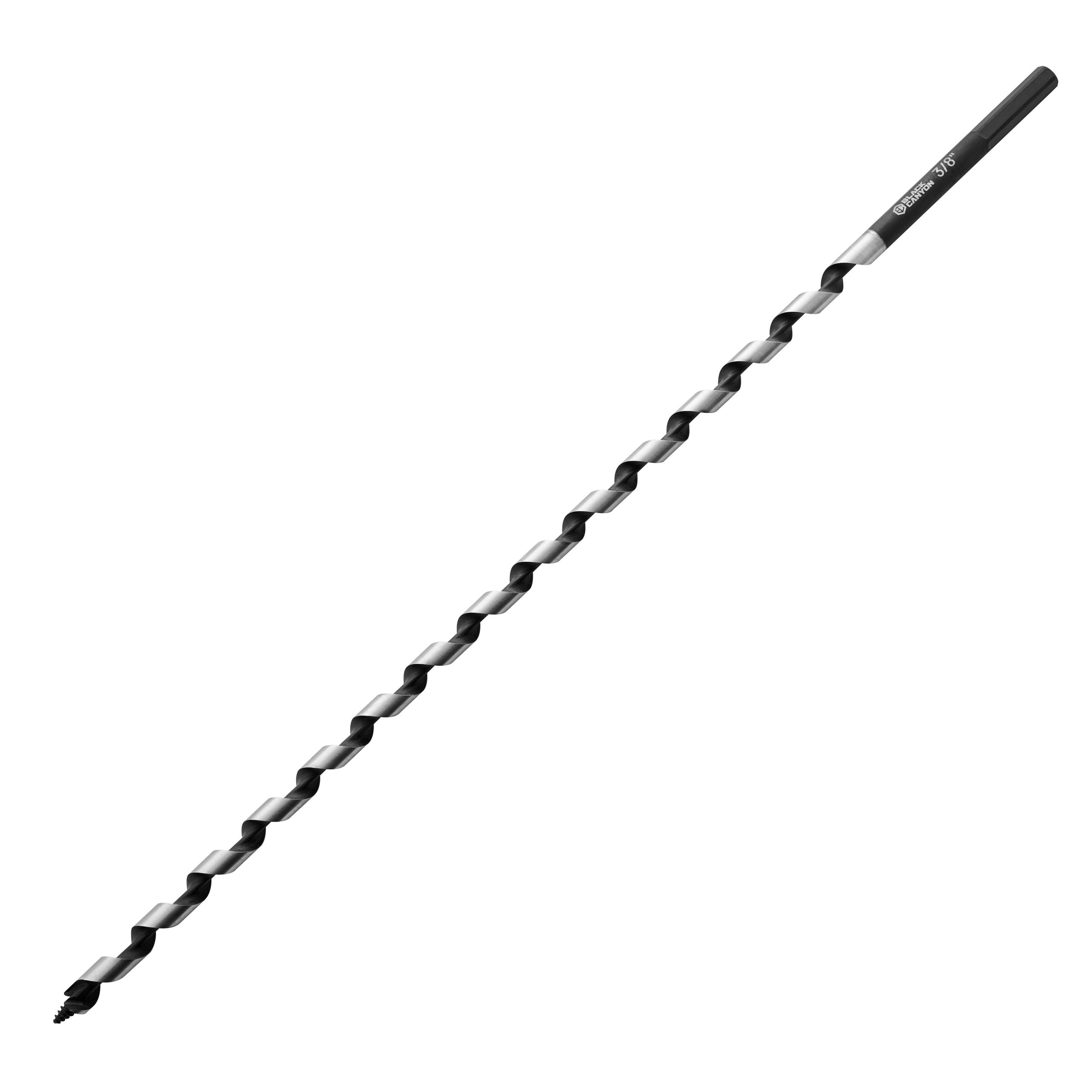 3/8 in Auger Bit, 14 in Max Drilling Depth, Hex Shank, 1 pc