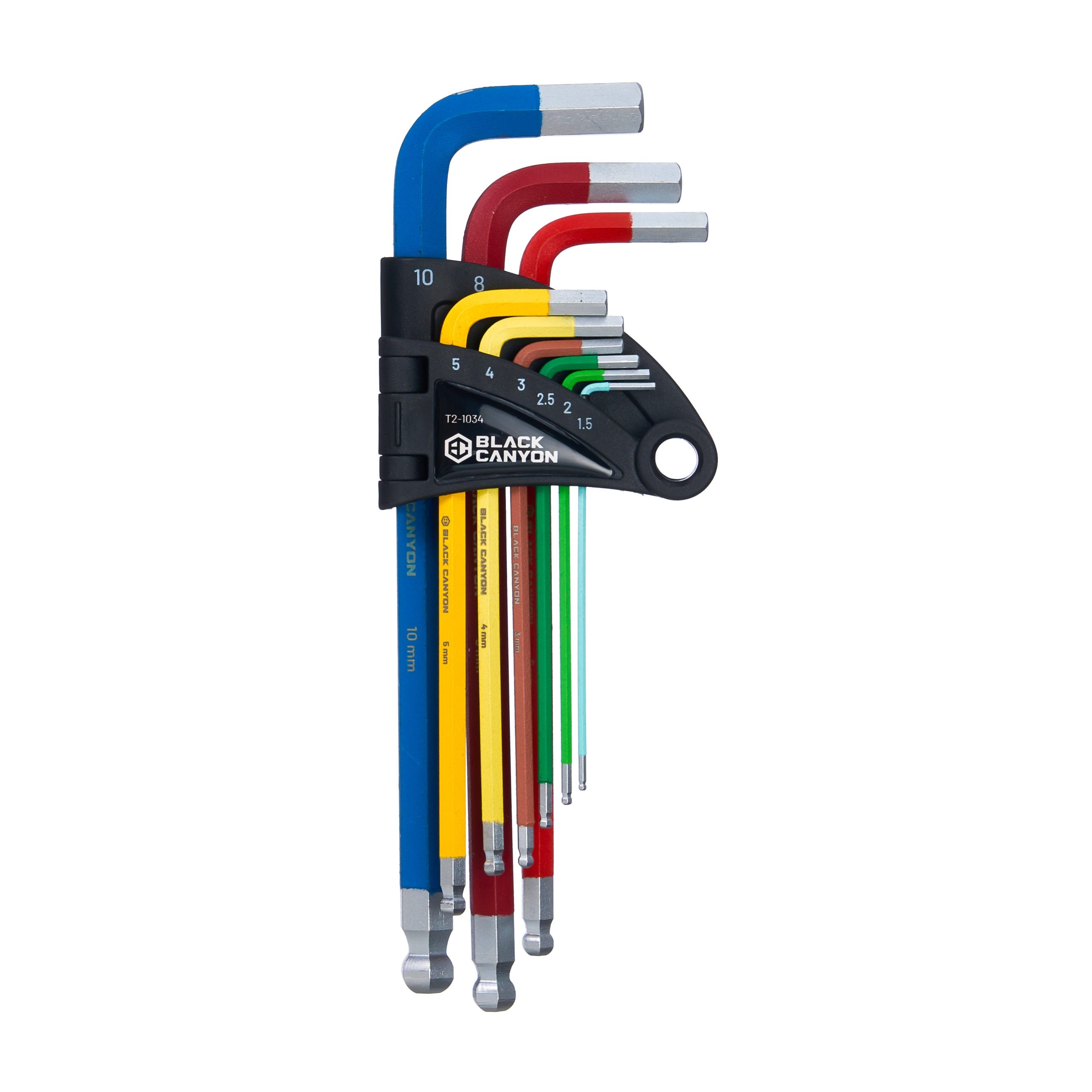 Metric Hex Key Set, Ball End, 9 pcs