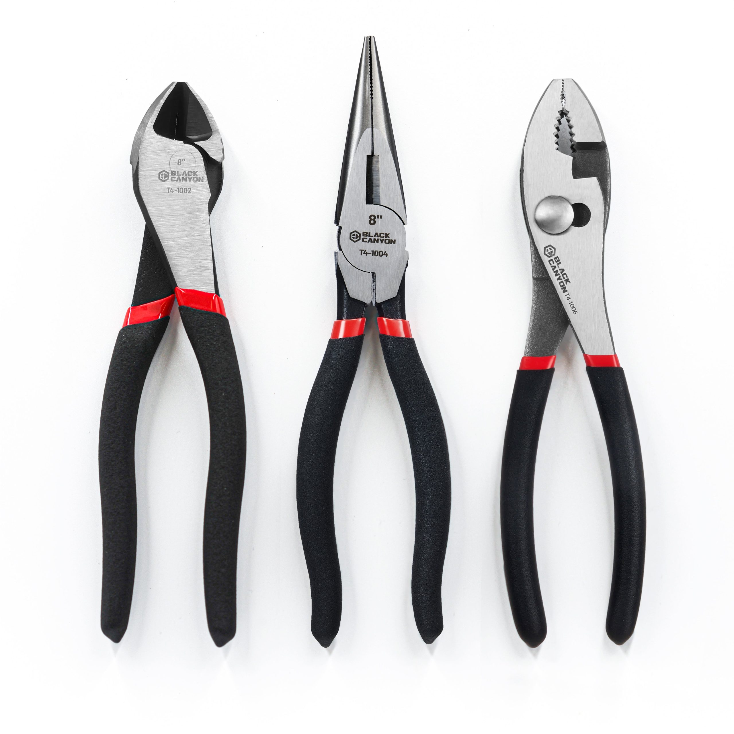 3-Piece Pliers Set, 8″ Length