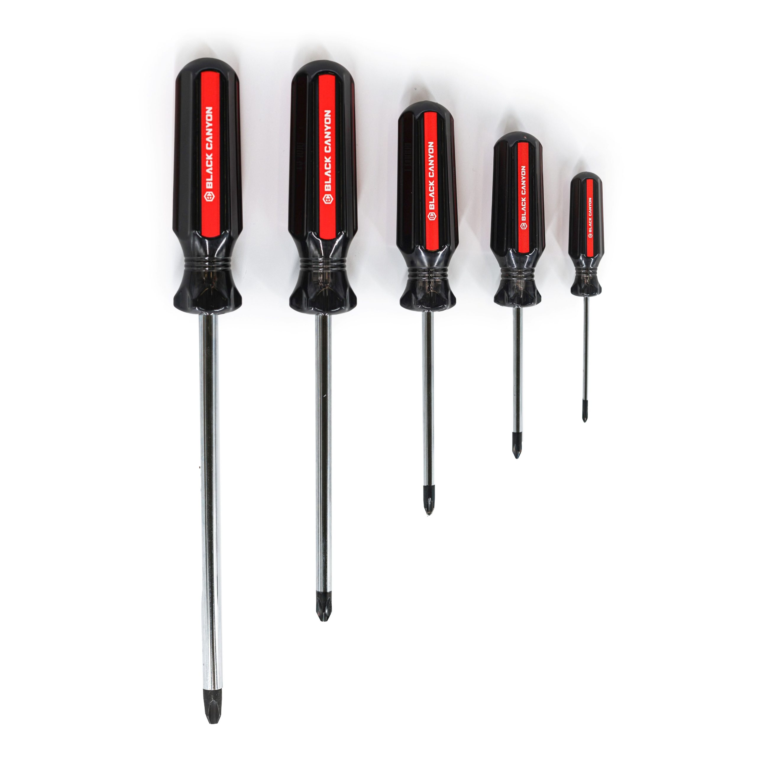 5-Piece Phillips Screwdriver Set with Standard Grip