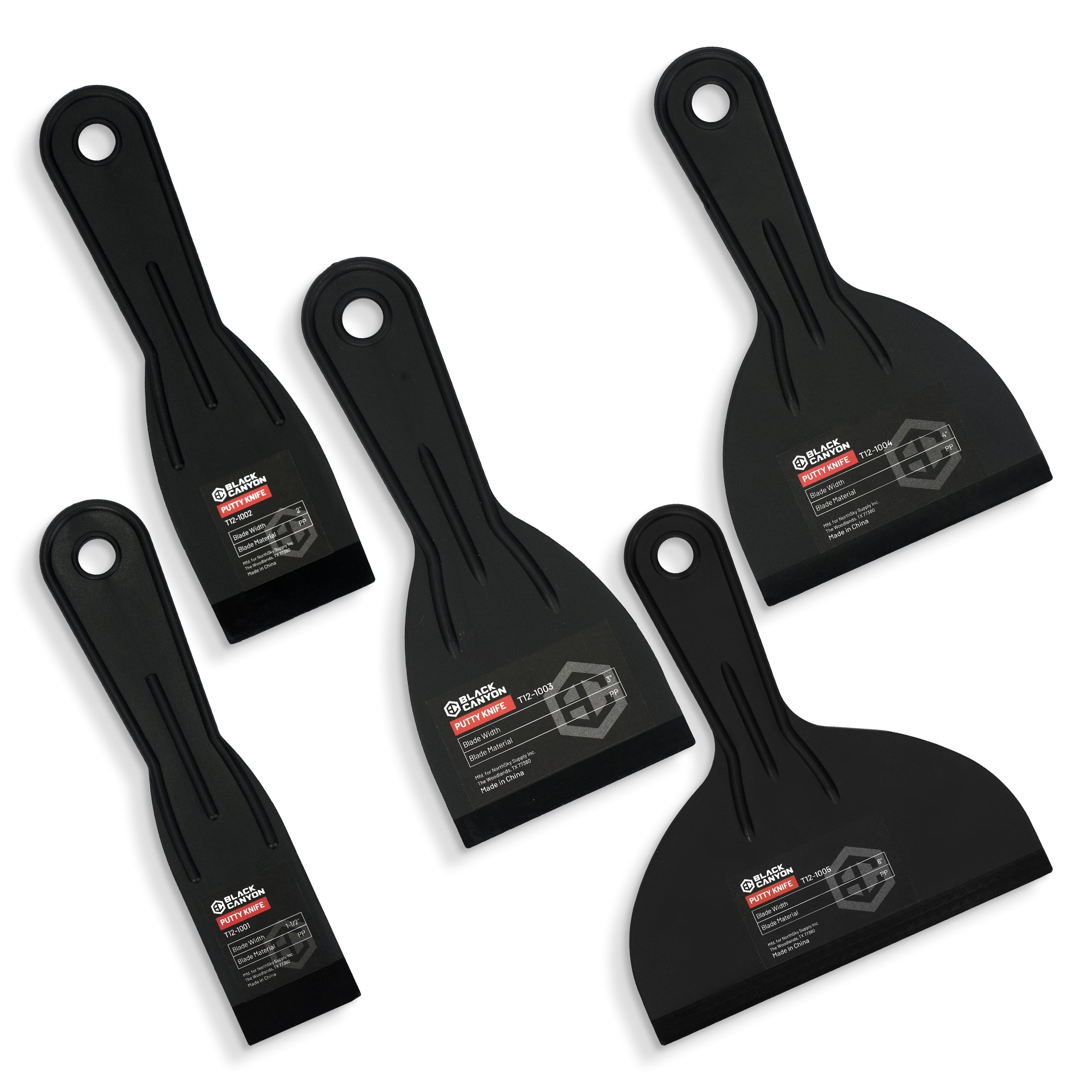 50-Piece Putty Knife Set