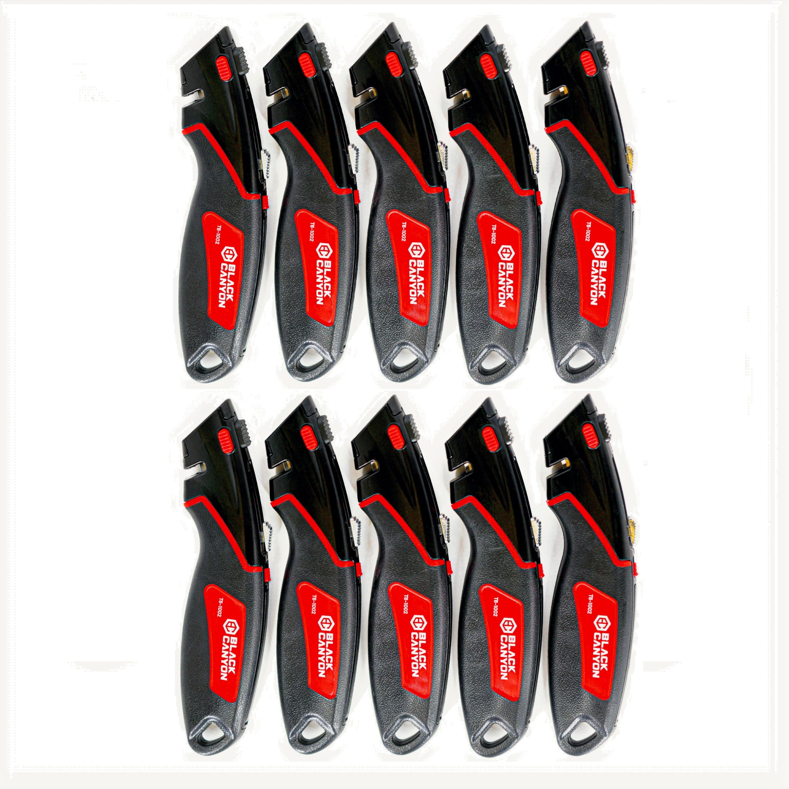 10-Piece Retractable Utility Knife Set