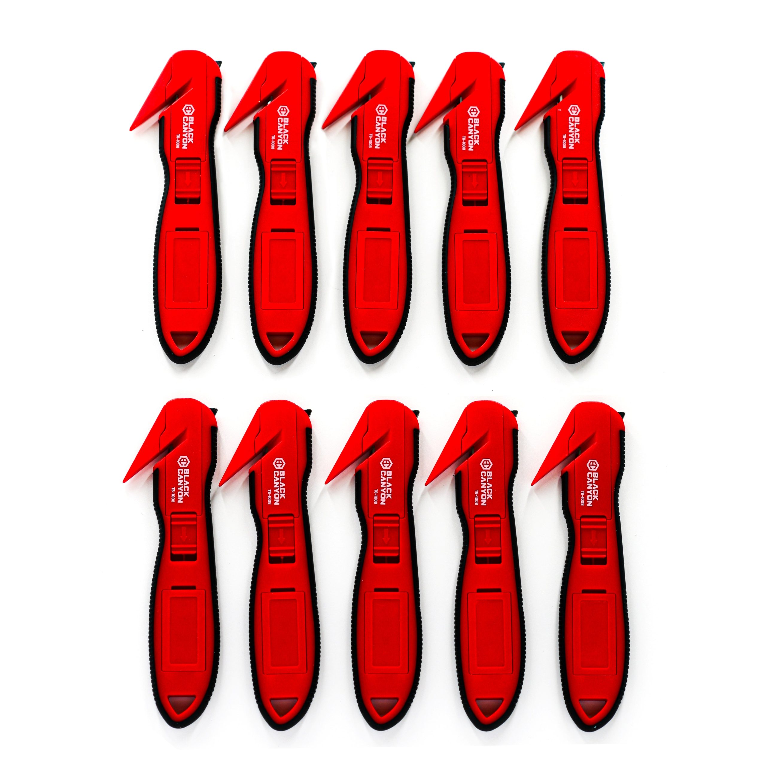 10-Piece Concealed Blade Safety Cutter Set, Replaceable Blade