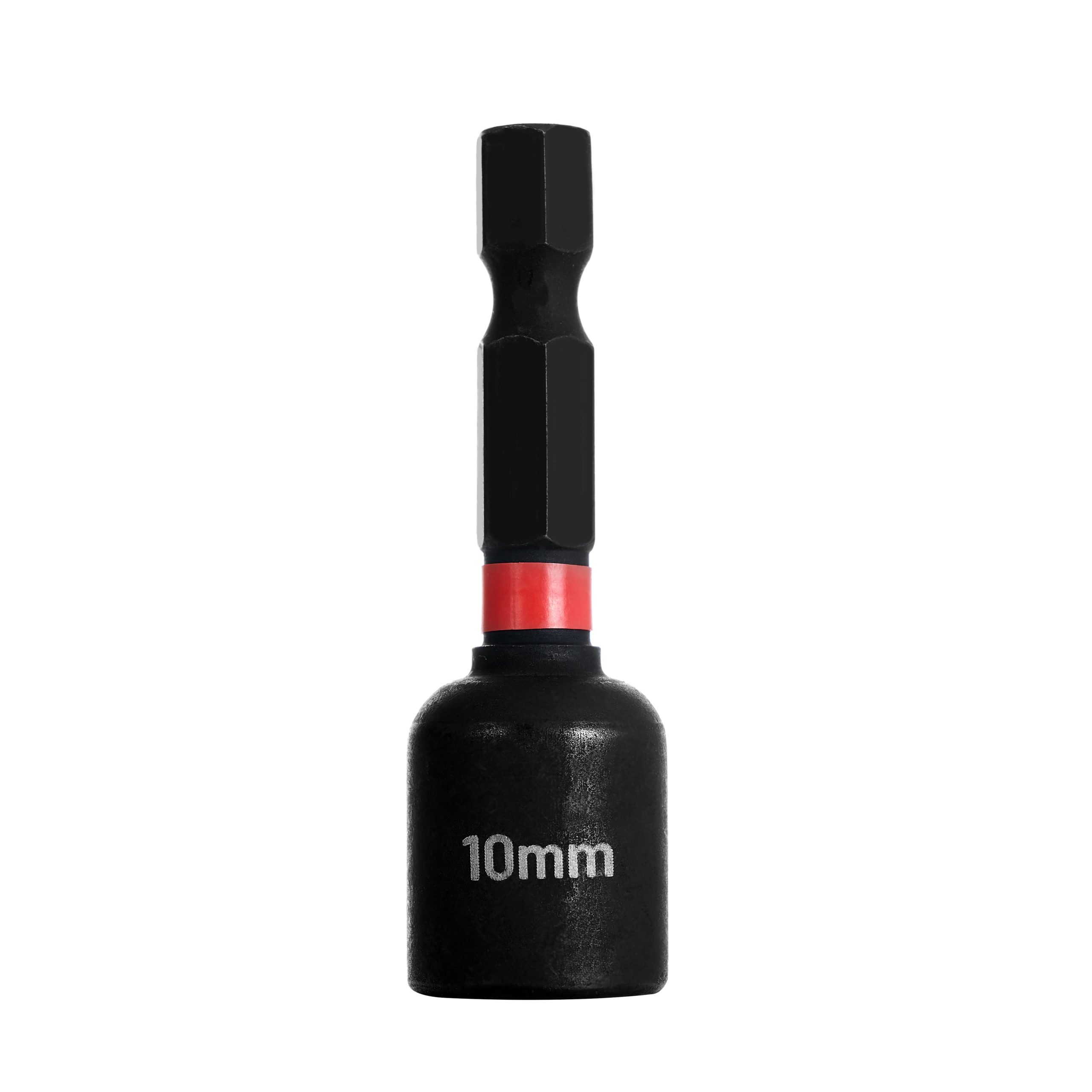 10 mm Impact Nut Driver, Magnetic Tip, 1-7/8″ Length, 1 pc