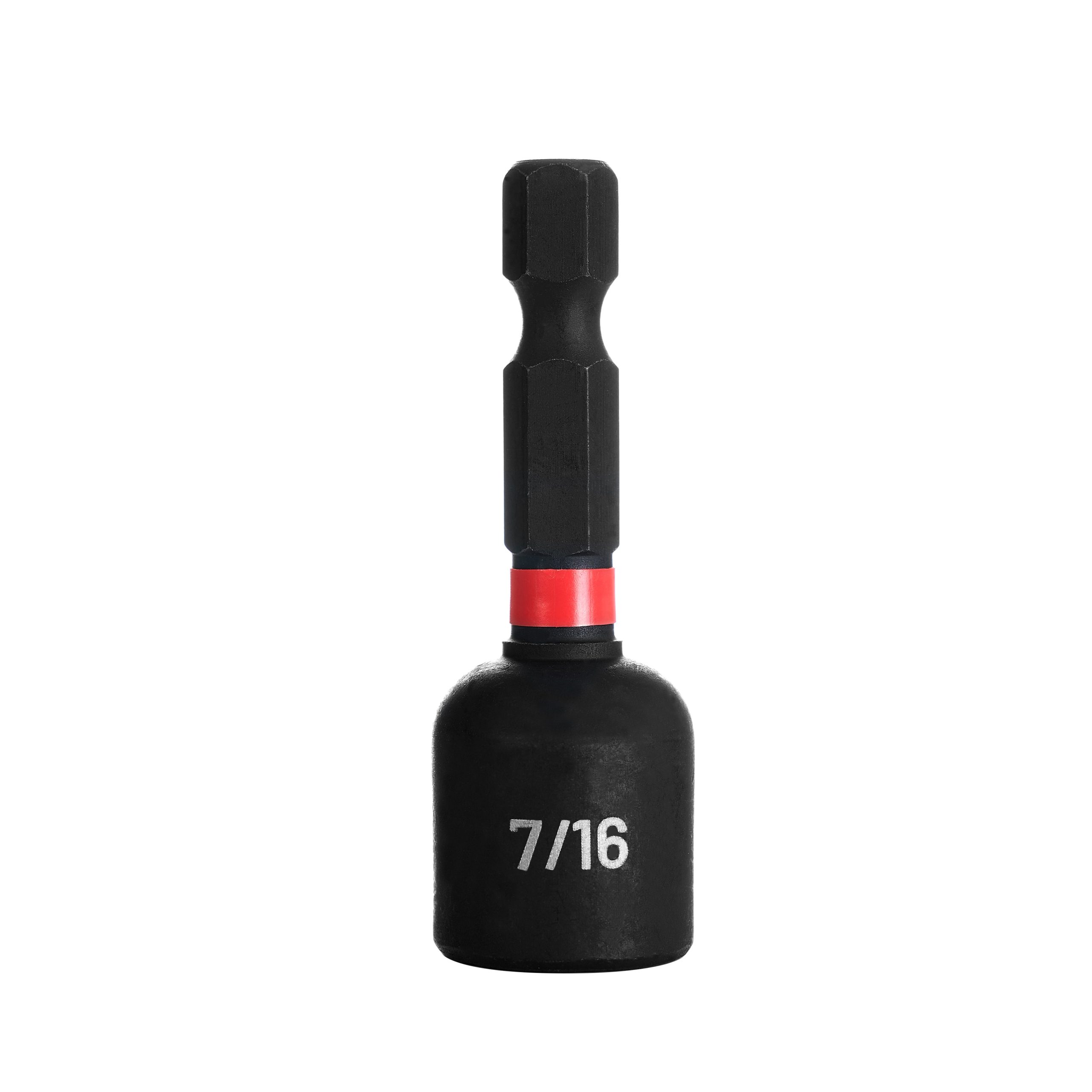 7/16″ Impact Nut Driver, Magnetic Tip, 1-7/8″ Length, 1 pc